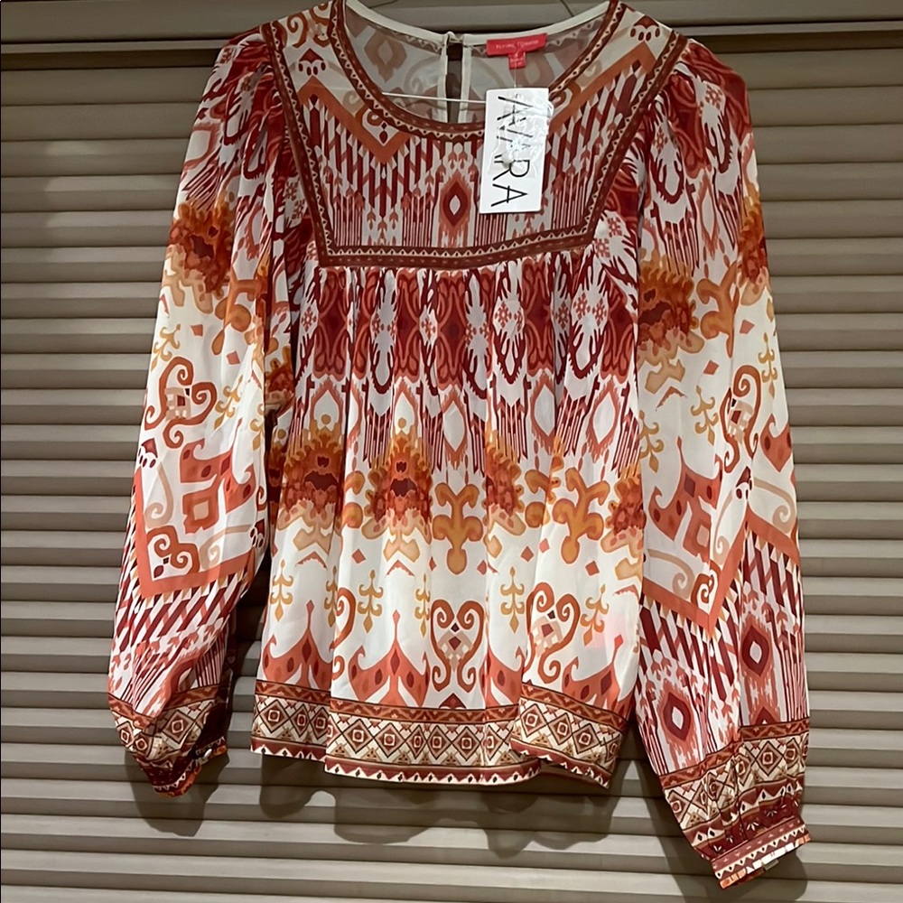 Boho printed blouse